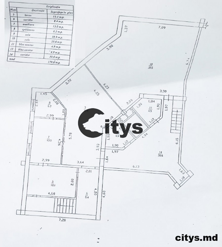 Chirie - Comercial, 180m², Chisinau, Centru, str. Sfatul Tarii photo 7