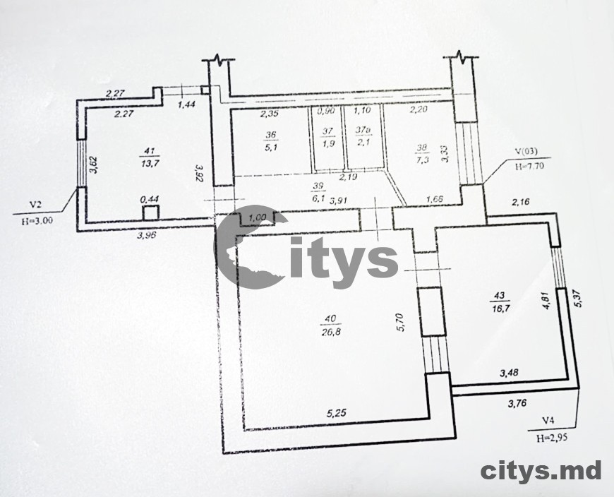 Apartament cu 3 camere, 80m², Chișinău, Centru, str. Mitropolit Bănulescu-Bodoni photo 13
