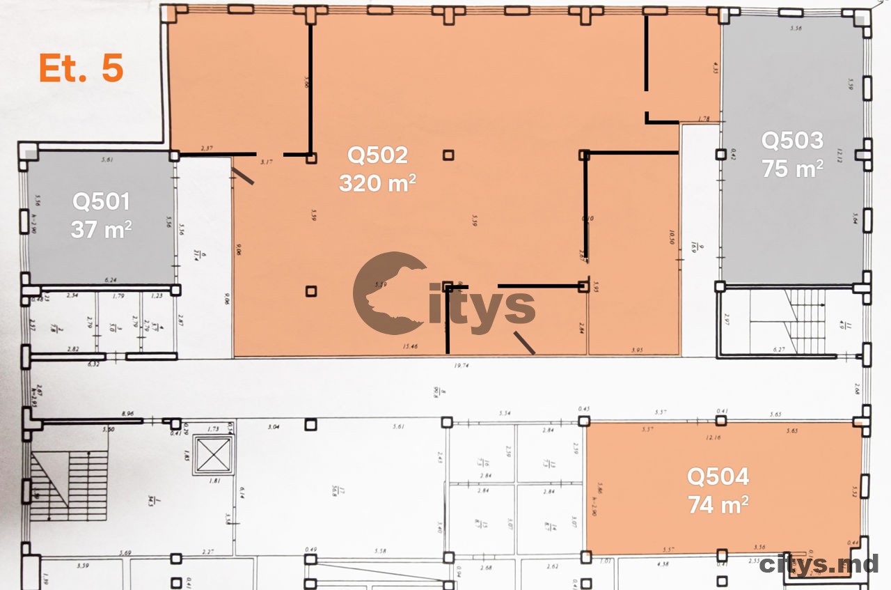 oficiu în chirie,320m², Chișinău, Centru, str. Cernica photo 11
