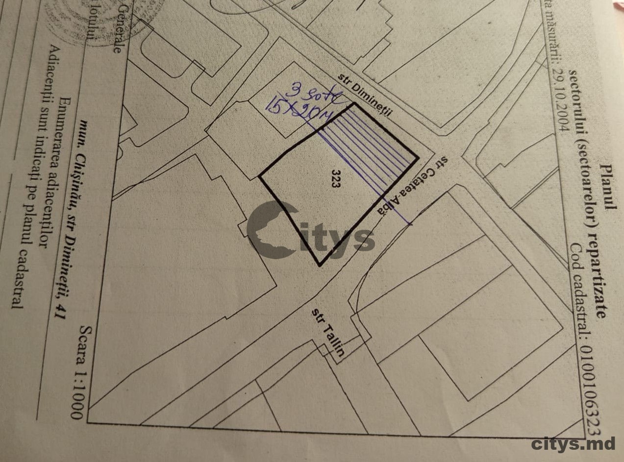 Teren  pentru construcții, str. Diminetii photo 0