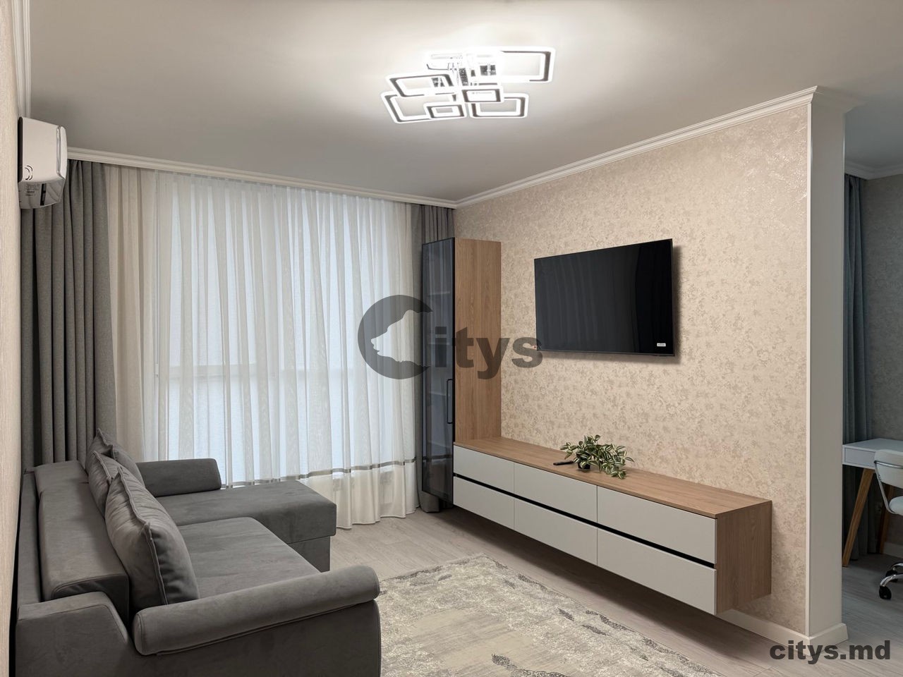 Chirie-2-х комнатная квартира, 65м², Корнешть photo 4