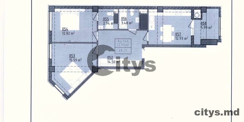 Apartament cu 2 camere, 68m²,Posta Vechi, Ceucari photo 0