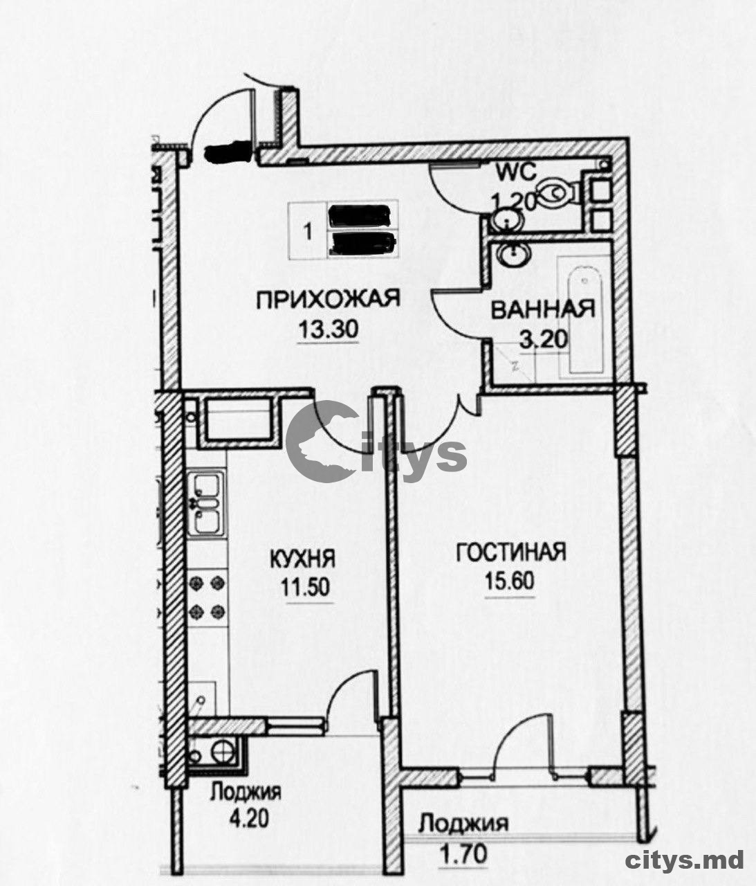 Apartament cu 1 cameră, 51m², Bd. Dacia photo 1