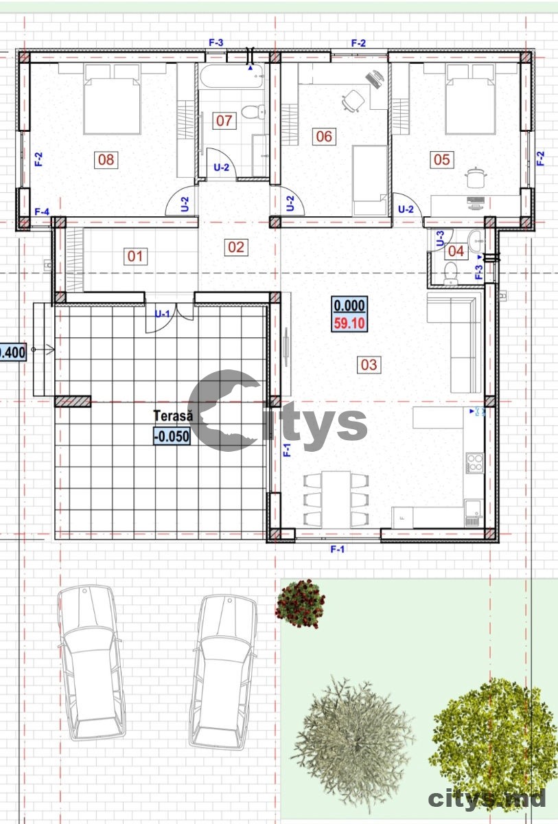 Casă cu un nivel, 160m², Chisinau, Vatra, strada Lacului photo 10