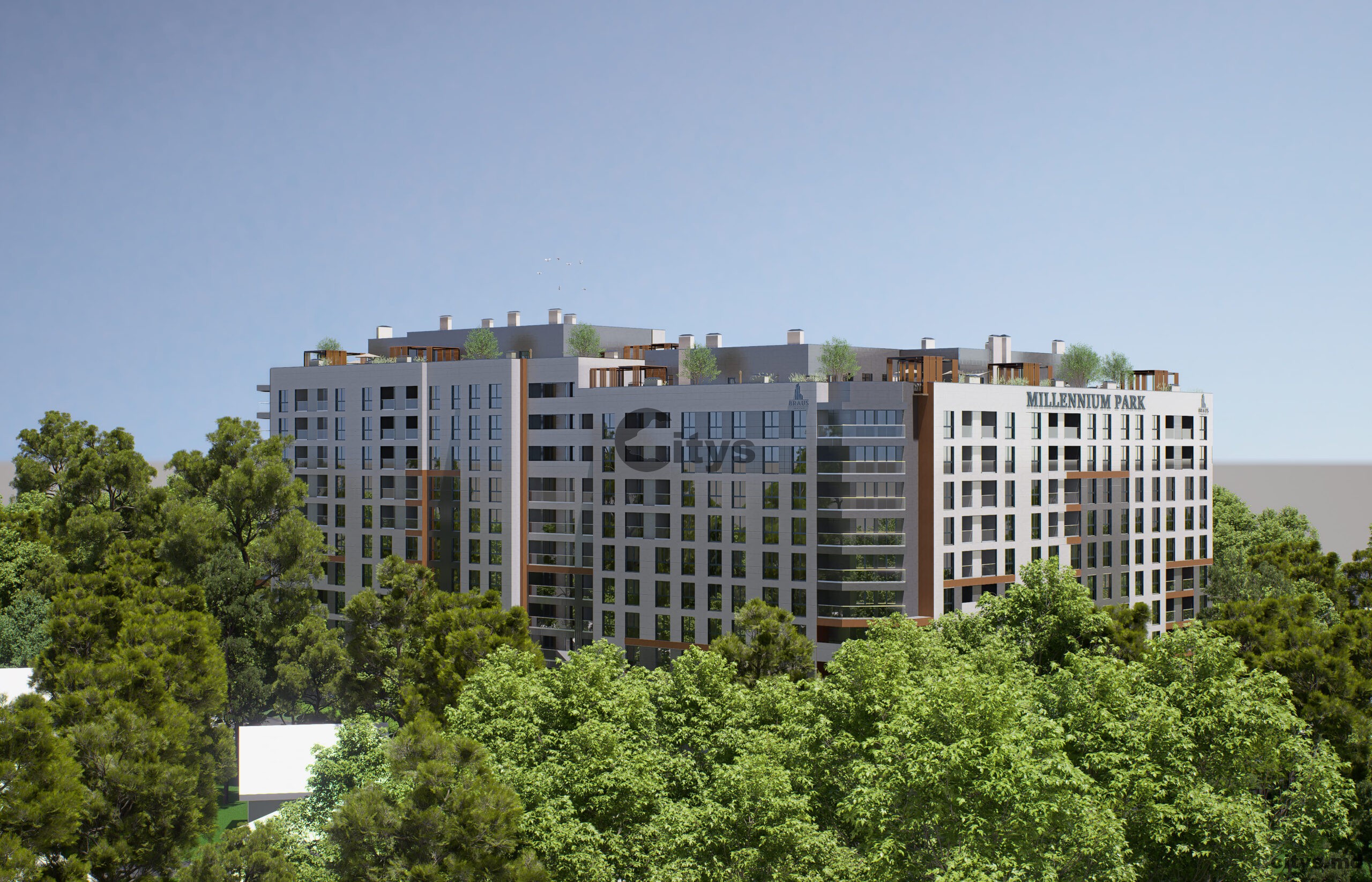 Apartament cu 3 camere, complexul Braus Millenium Park, Telecentru, Hîncești photo 2