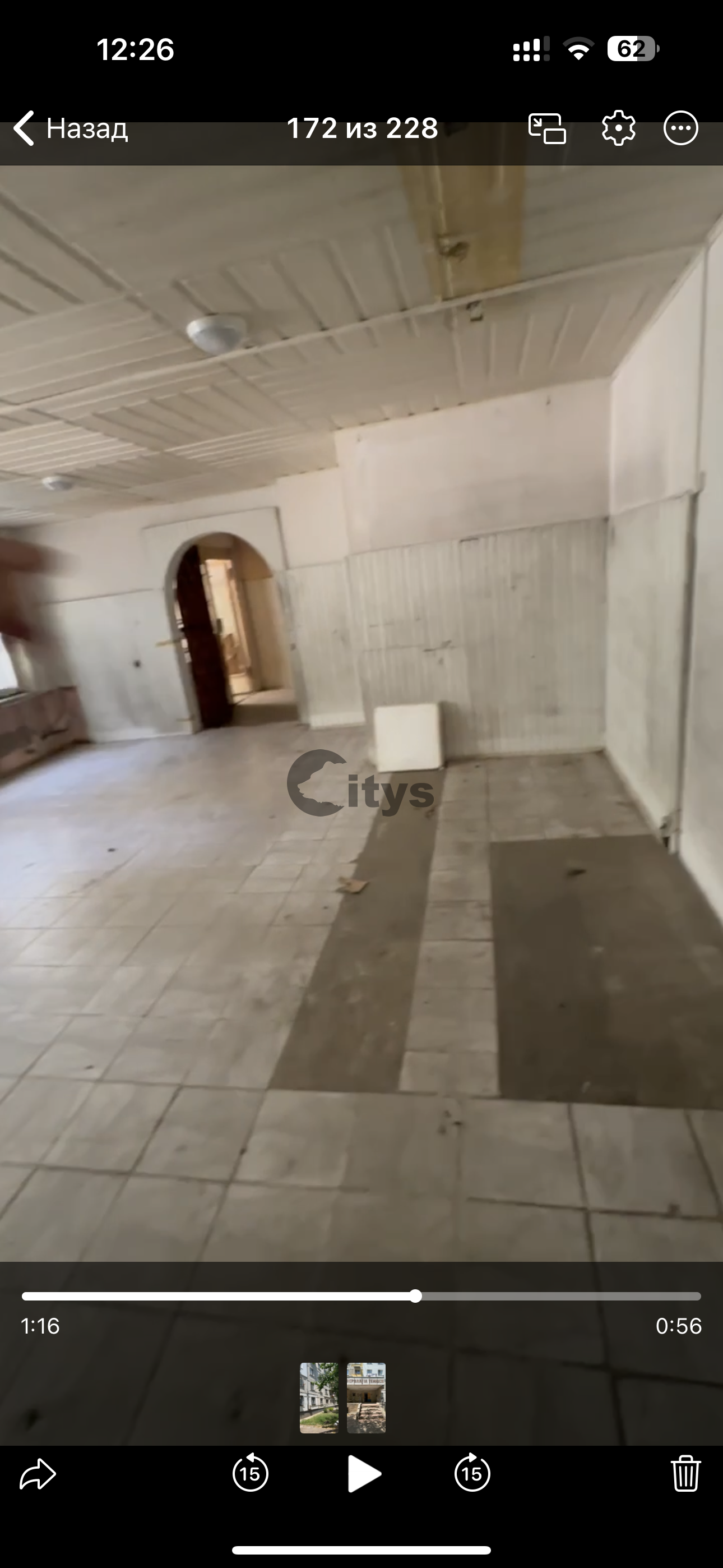 Apartament cu 1 cameră, 40m², Str sarmiseghetuza photo 10 - citys.md Apartament cu 1 cameră, 40m², Str sarmiseghetuza photo 9