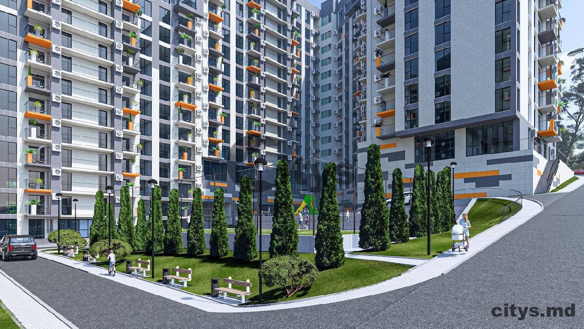 3-х комнатная квартира, 87м², Strada Grenoble photo 1 - citys.md 3-х комнатная квартира, 87м², Strada Grenoble photo 0