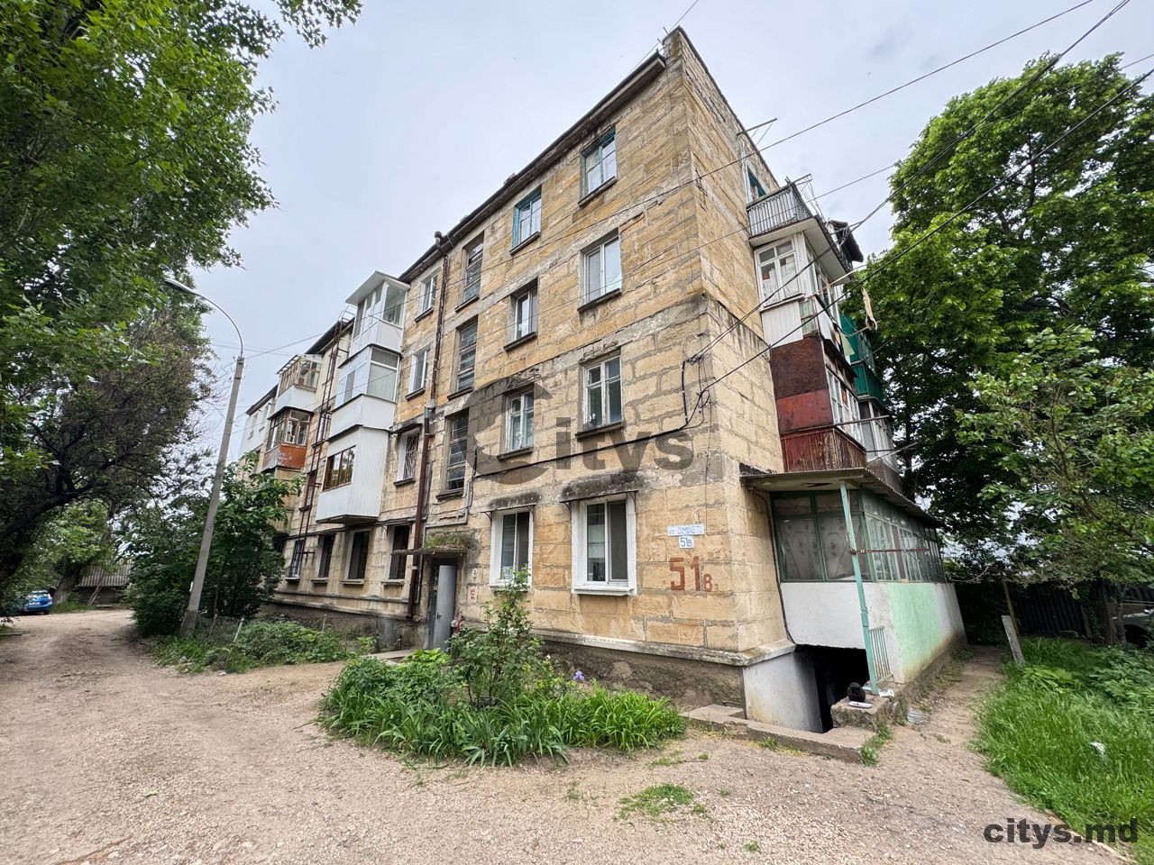 Apartament cu 2 camere, 45m², Ботаника, Dimineții photo 5 - citys.md Apartament cu 2 camere, 45m², Ботаника, Dimineții photo 4