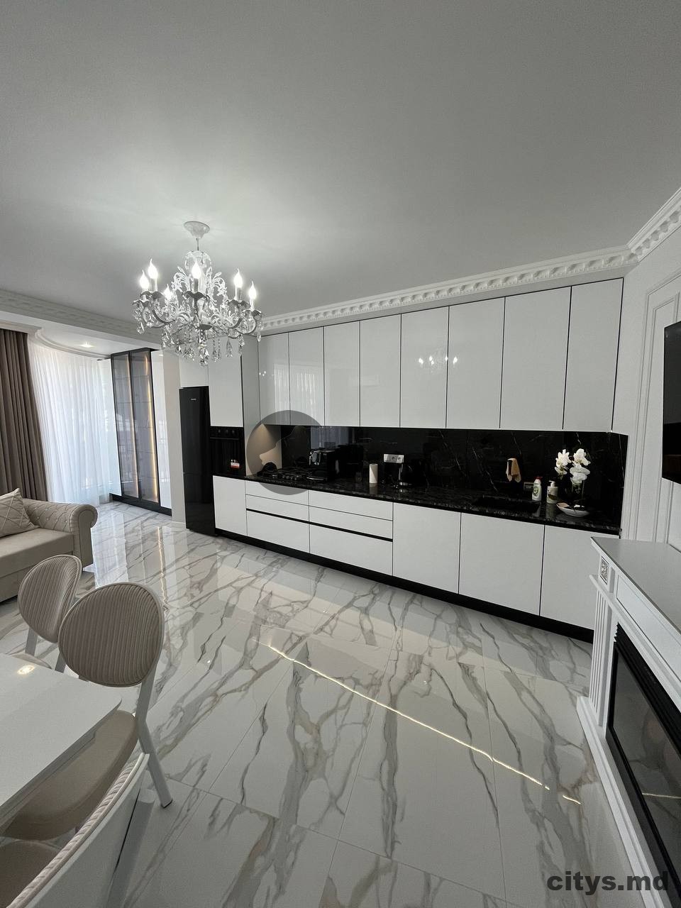 chirie-Apartament cu 2 camere, Centru 87m², str. Alexandr Pușkin photo 1