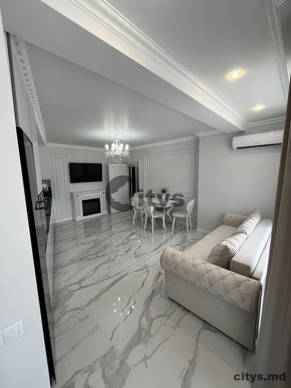 chirie-Apartament cu 2 camere, Centru 87m², str. Alexandr Pușkin photo 3