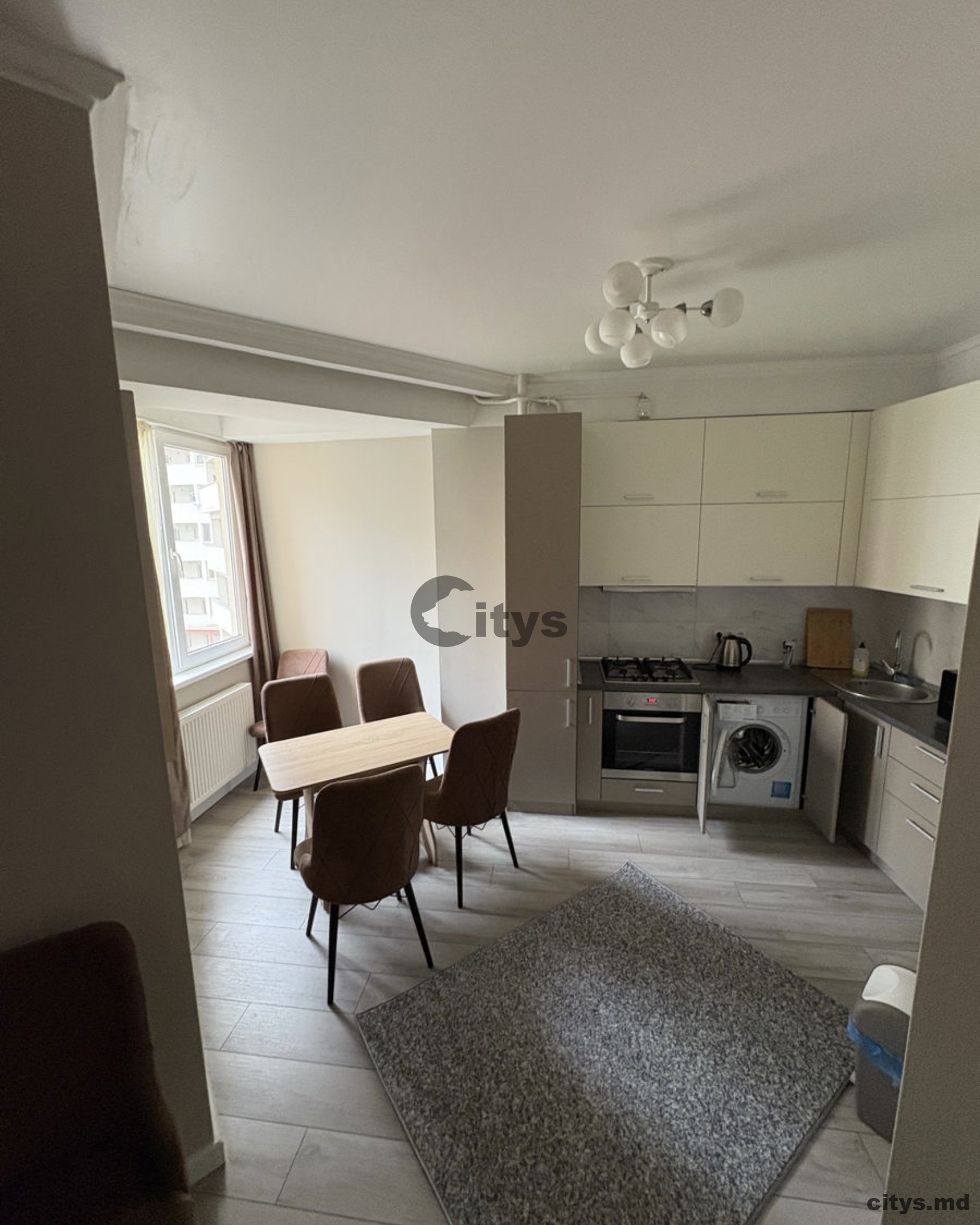 Chirie-Apartament cu 1 cameră, 48m², Centru,Nicolae Testemițanu photo 1 - citys.md Chirie-Apartament cu 1 cameră, 48m², Centru,Nicolae Testemițanu photo 0