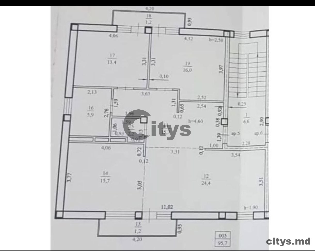 Apartament cu 2 camere, 115m², M.Viteazul photo 13