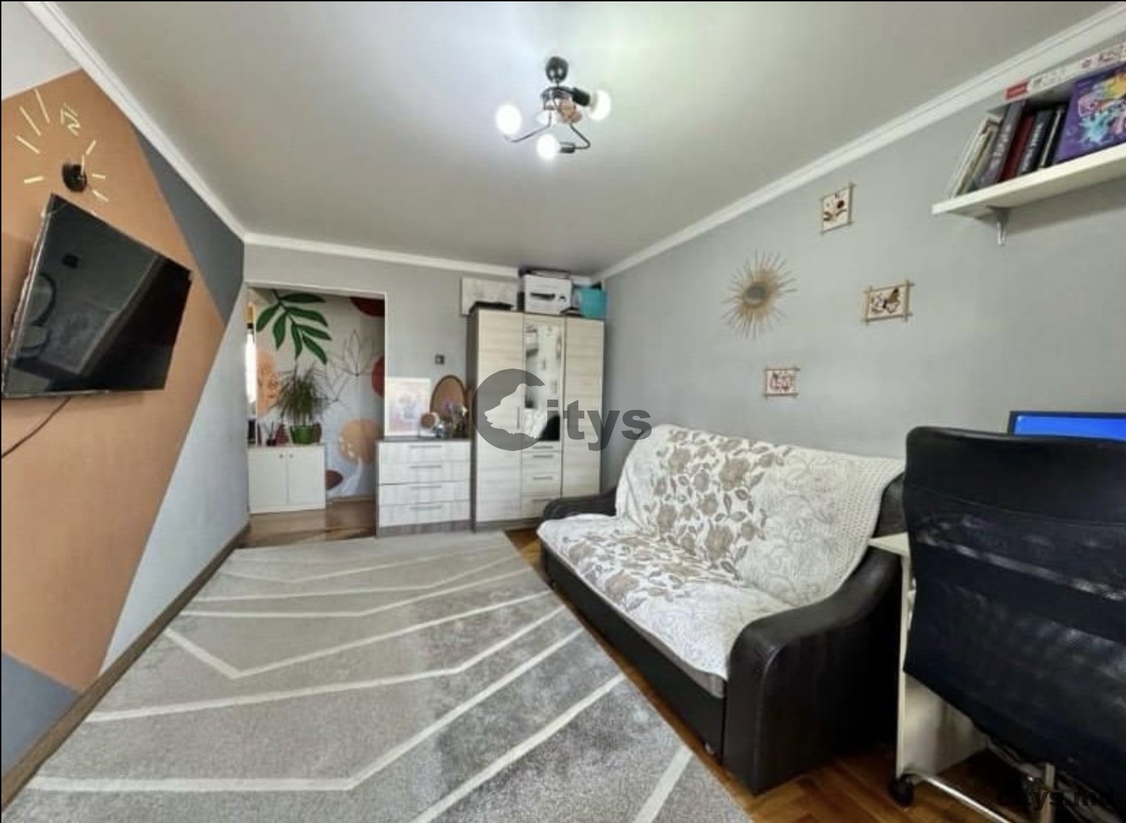 Сдается-1 комнатная квартира, 36м², Рышкановка,Tudor Vladimirescu photo 4