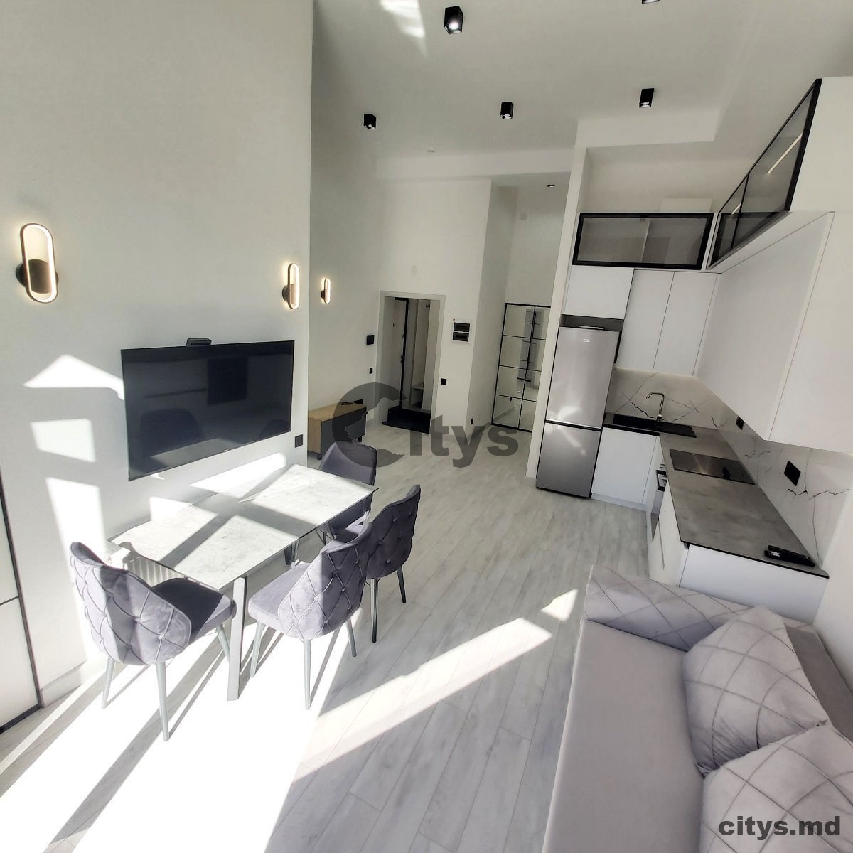 chirie-Apartament cu 2 camere, Riscani 96m², str. Bogdan Voievod photo 0