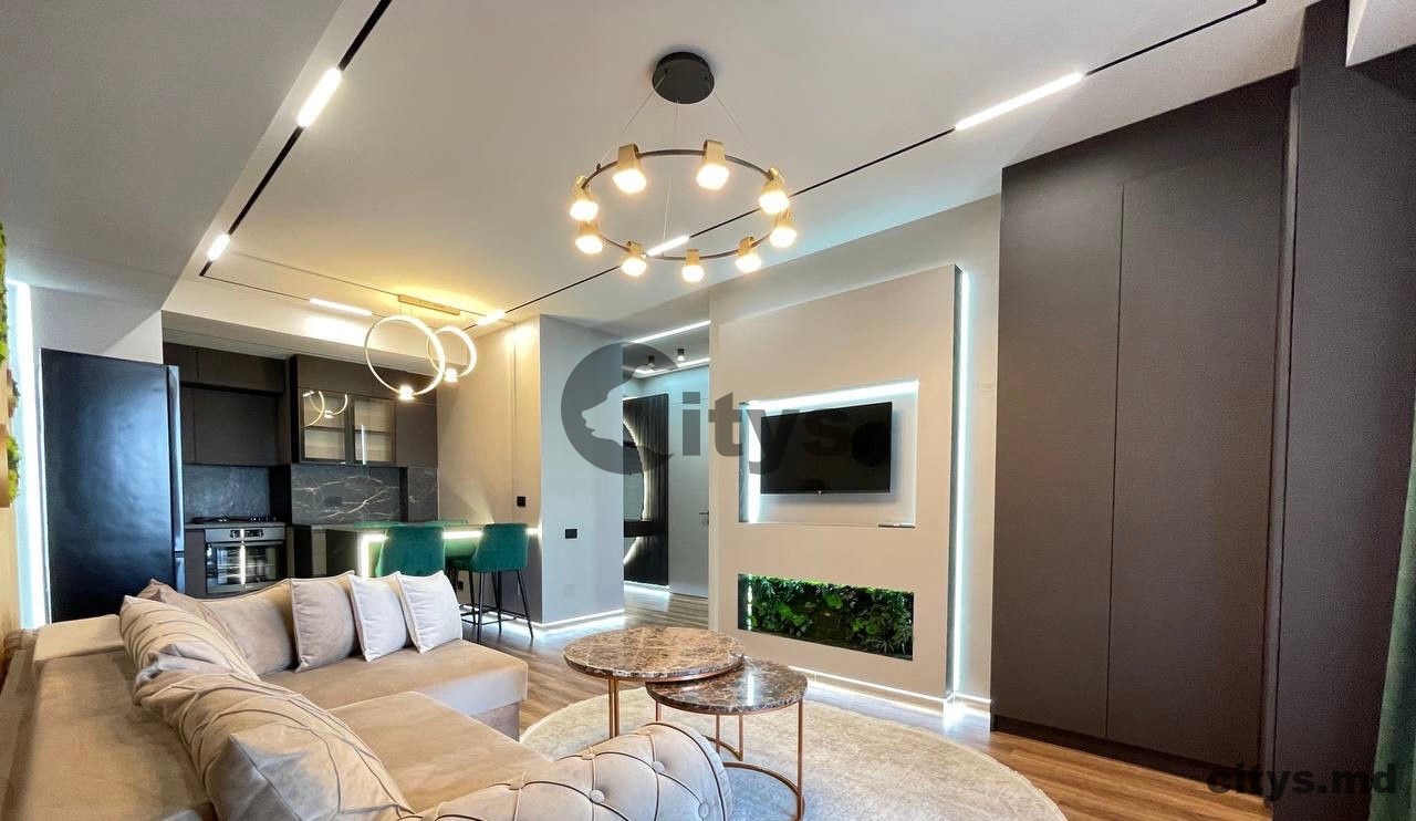 chirie-1 комнатная квартира, Riscani 63м², str. Bogdan Voievod photo 2