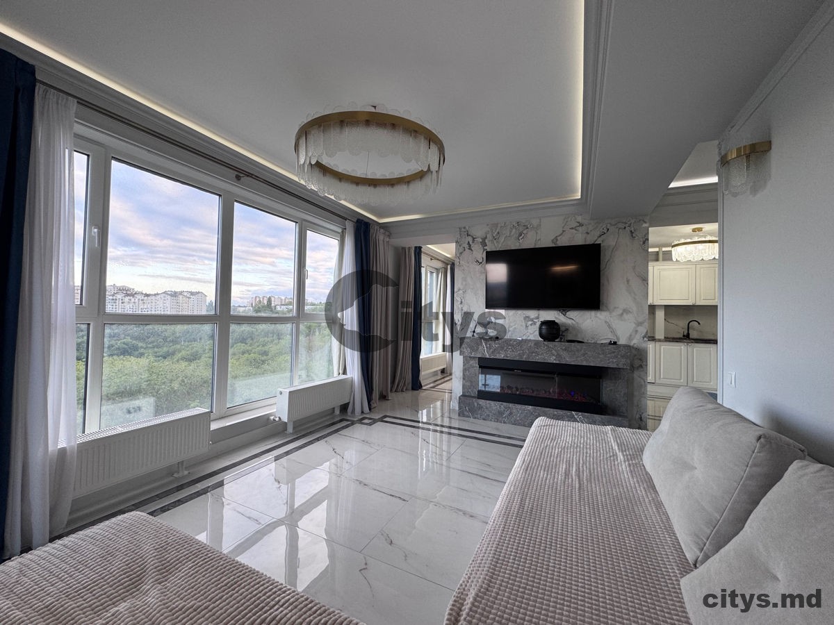 chirie-Apartament cu 2 camere, Botanica 84m², str. Constantin Vârnav photo 0