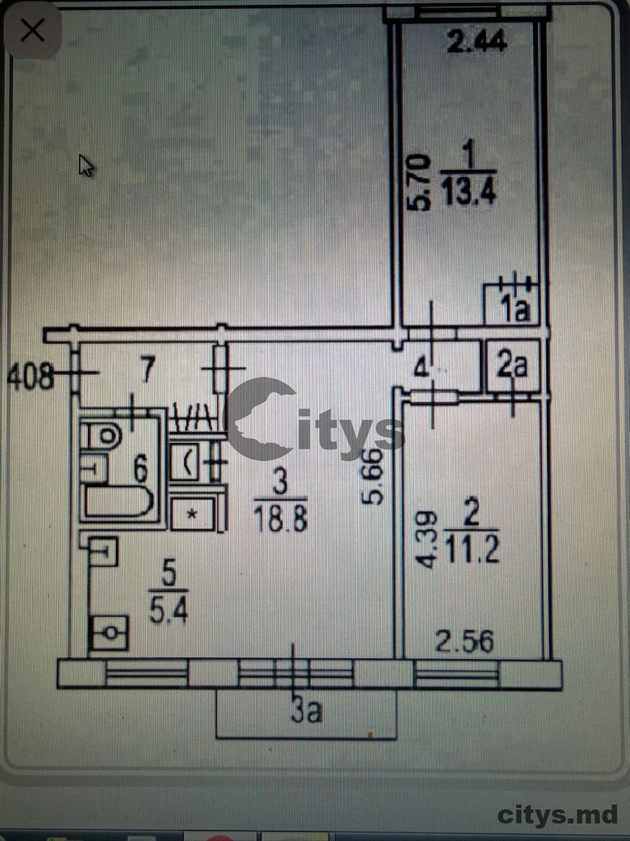 Apartament cu 2 camere, 60m², str. Academiei photo 14