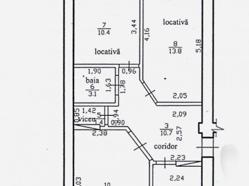 Apartament cu 3 camere, Telecentru 71m², str. Constantin Vârnav photo