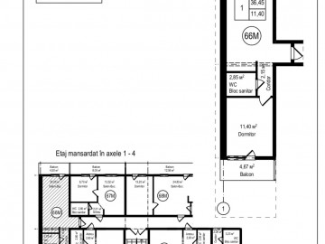Apartament cu 2 camere, 44m², Sculeni, Каля Ешилор photo